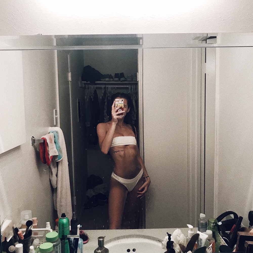 TRIANGL moderately high waist swimsuit